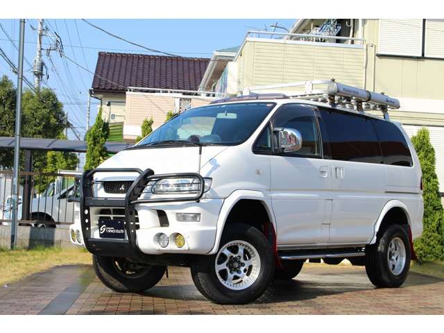 デリカスペースギア4ドア3.0シャモニーエアロルーフ 4WD後期型
