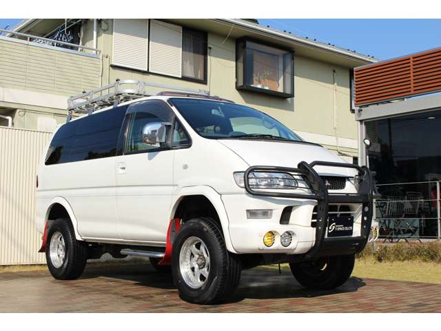 デリカスペースギア4ドア3.0シャモニーエアロルーフ 4WD後期型