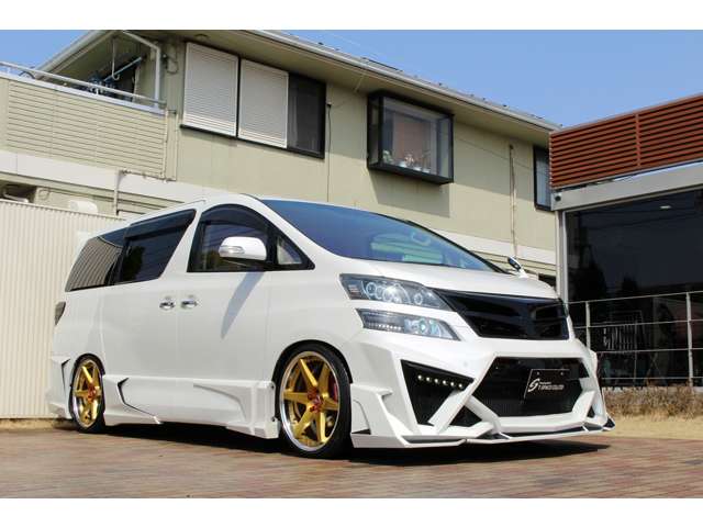 ヴェルファイア3.5Z GエディションMakeUPエアロTEINフルタップ車
